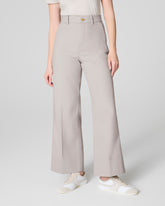 SPANXsupersmoothâ„¢ Stretch Twill Cropped Wide Leg Pant | Bone